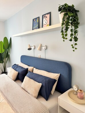 1 soverom, strykejern/-brett, wi-fi og sengetøy