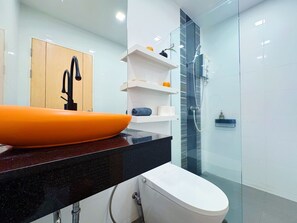 Apartment, Balcony | Bathroom - 1BR Condo with Pool Gym C238 (Sa Khu)