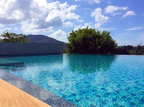Outdoor pool - 1BR Condo with Pool Gym C238 (Sa Khu)