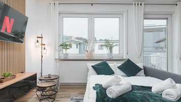 1 Schlafzimmer, Bügeleisen/Bügelbrett, kostenloses WLAN, Bettwäsche