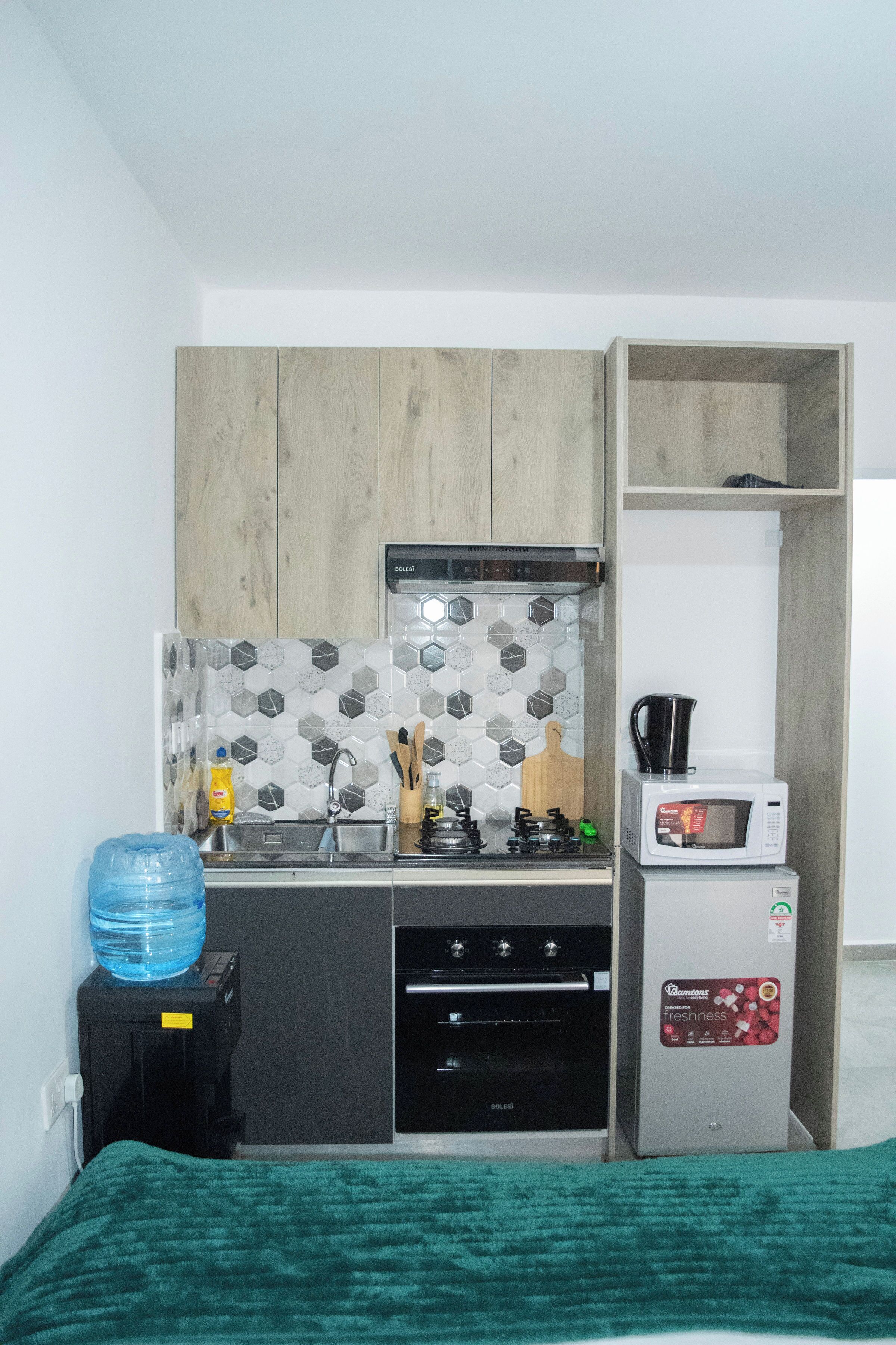 Microwave, oven, stovetop