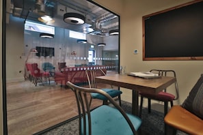 Sala de estar en el lobby