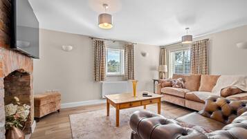 Télévision, cheminée