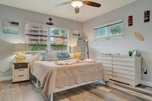 2 bedrooms, iron/ironing board, travel cot, WiFi