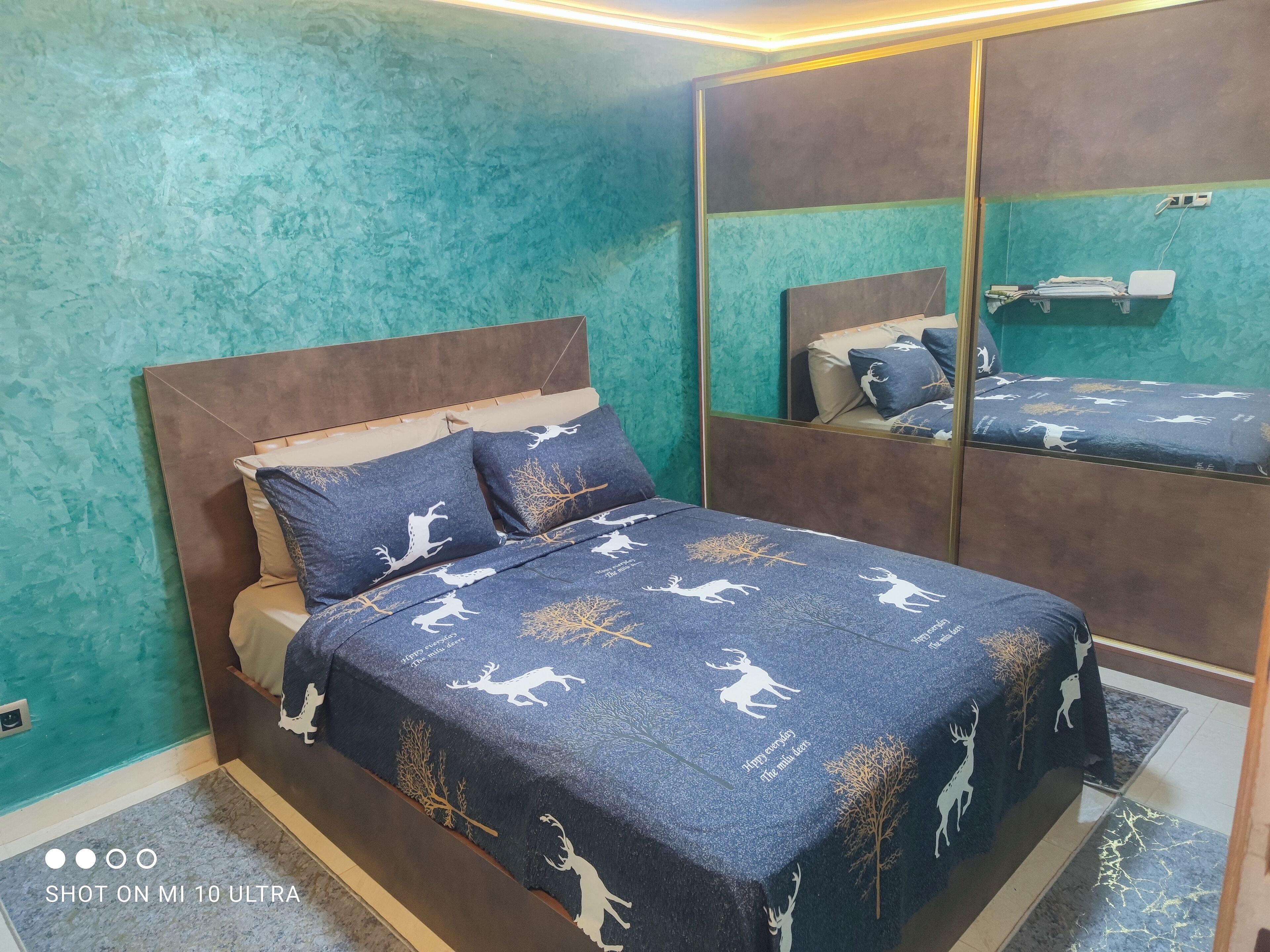 2 chambres, fer et planche à repasser, Wi-Fi, draps fournis