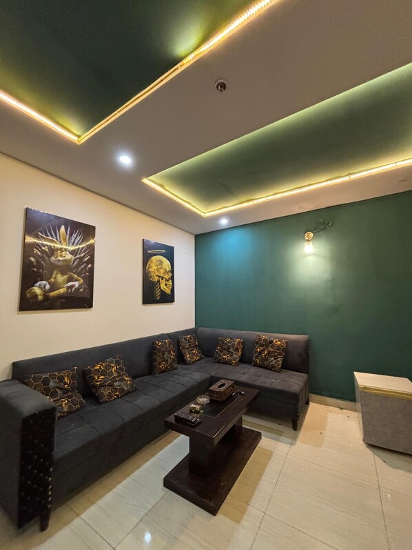 Living area - Modern 1BHK Retreat Gulberg Heights Islamabad (Islamabad)