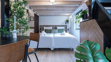 2 slaapkamers, een bureau, gratis wifi, beddengoed