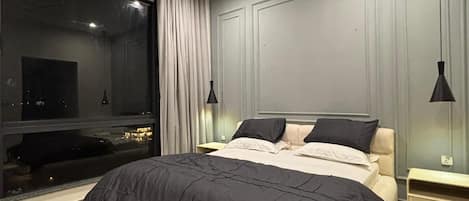2 habitaciones, tabla de planchar con plancha, wifi y ropa de cama