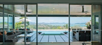 Aroha Seaview Villa In Nature --Private Pool