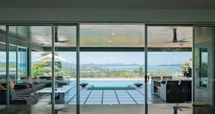 Aroha Seaview Villa In Nature --Private Pool