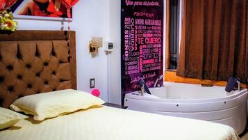 Grand Suite, City View | Down comforters, Select Comfort beds, desk, laptop workspace