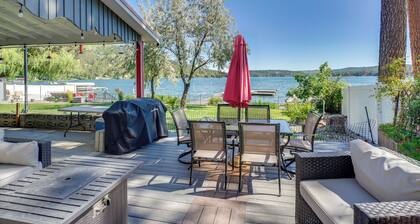 Waterfront Deck w/ Fire Pit: Lake Spokane Gem!
