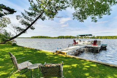 Lakefront Retreat w/ Pedal Boat & Dock in Kalkaska