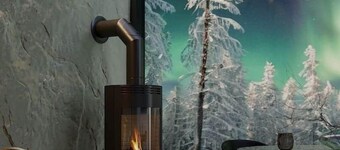 Lodge Arctic – sauna, toit vitré & vue lac Inari