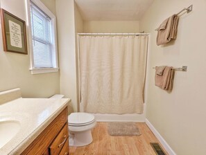 Bathroom - Hillside Hideaway: Sunlit Retreat Among the Treetops, Ideal for 2-4 Guests, (Waynesville)
