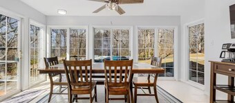 No cleanup chores, arcade, fire pit, close to casino, I81, downtown.