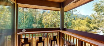 Riverfront Retreat Ski Golf Hike Kids and Dog Welcome!