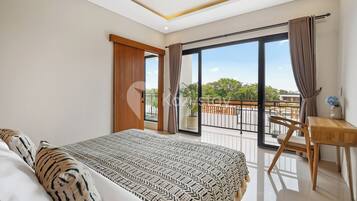 Vila, 3 kamar tidur, pemandangan kolam renang | Pemandangan dari kamar