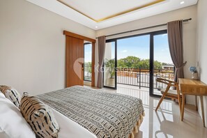Villa, 3 Bedrooms, Pool View | View from room