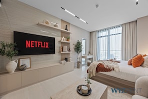 Smart TV 55-inch có truyền hình kỹ thuật số, Netflix, dịch vụ stream
