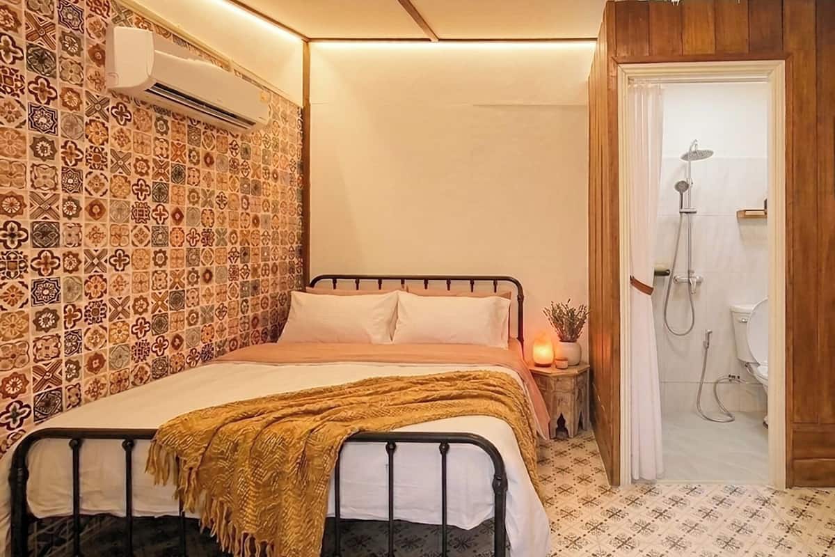 Habitación doble | Escritorio, wifi gratis y ropa de cama