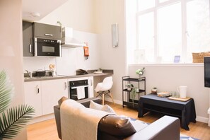 Apartment, 1 Bedroom, Non Smoking | Living area - Student Only Library Lofts (Exeter)