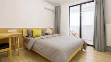 시니어 아파트, 침실 4개, 주방 | 방음 설비, 무료 WiFi, 침대 시트