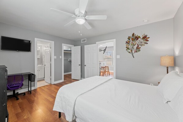 1 soverom, strykejern/-brett, wi-fi og sengetøy