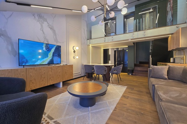 Comfort Apartment, Mountain View | Living area | Flat-screen TV