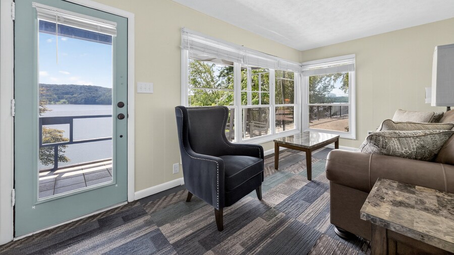 Lakefront Getaway With Private Dock & Scenic Views 3 Bedroom Home