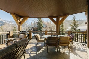 Outdoor dining - See Forever Home by InvitedHome | Large Deck with Views, Walk to Hike/Festivals (Telluride)
