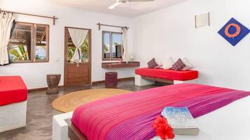 Family Room, Balcony, Sea View | In-room safe, free WiFi