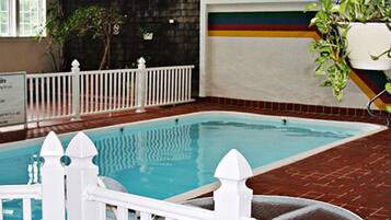 Indoor pool, a heated pool