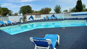 Piscina externa, piscina aquecida