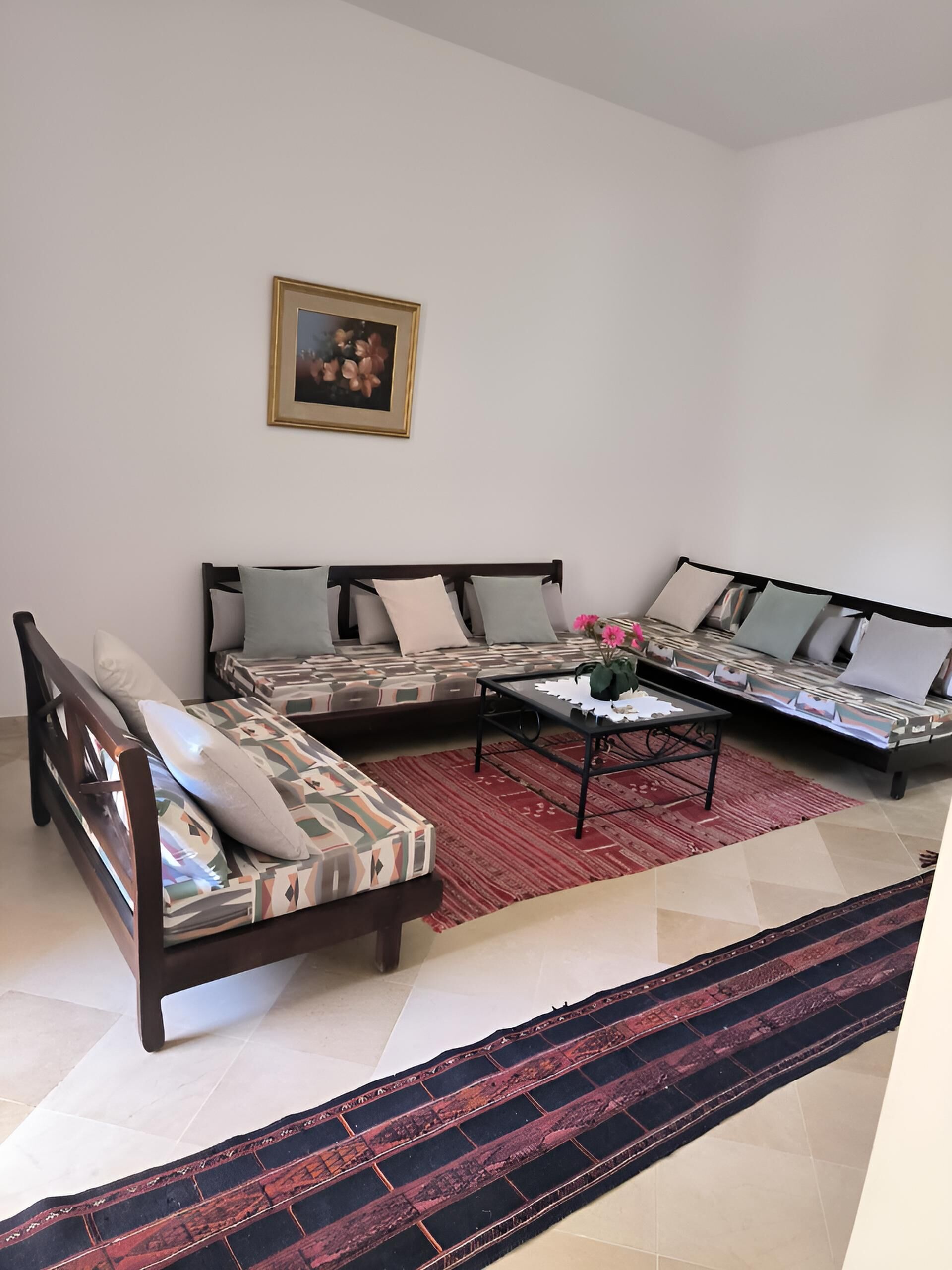 Appartement, 2 chambres, fumeur, balcon | Salle de séjour