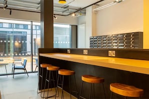Sala de estar en el lobby