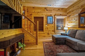 Smart TV, fireplace, video games, books