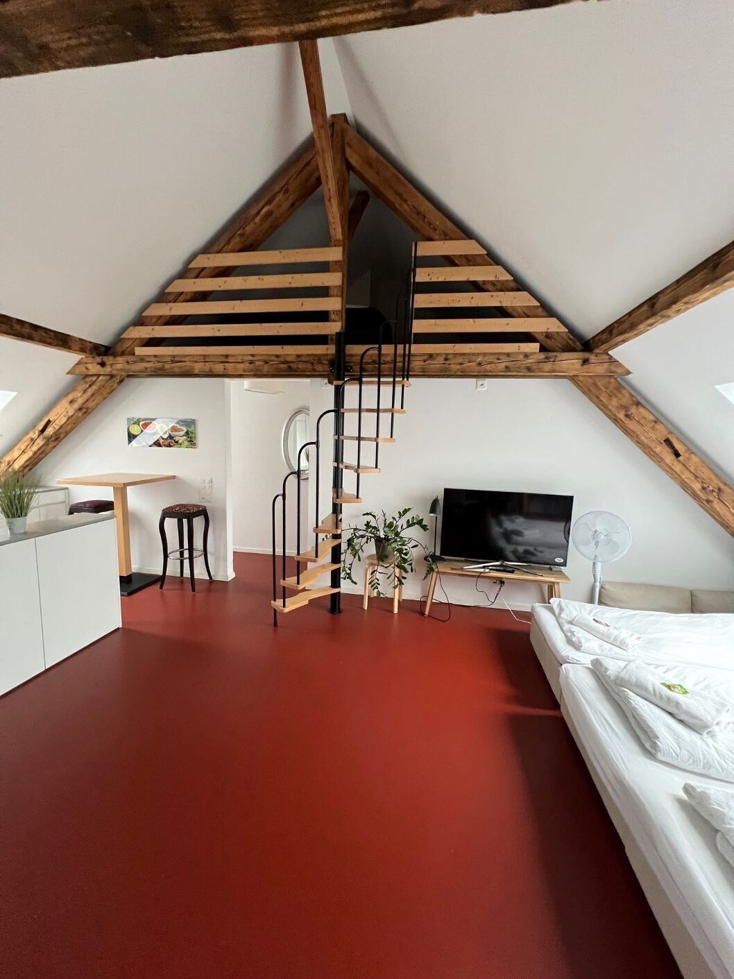 Studio, Parkblick | Wohnbereich