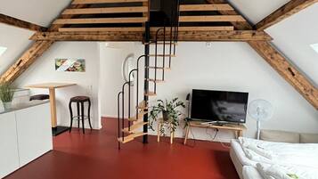 Studio, Parkblick | Wohnbereich