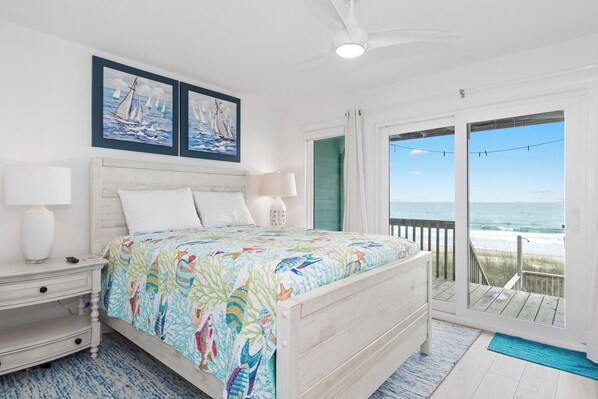 2 bedrooms, iron/ironing board, free WiFi, bed sheets - Oceanfront 2 BR Duplex East w/ Stunning Views, Sundeck, Balconies & Easy Beach (Emerald Isle)