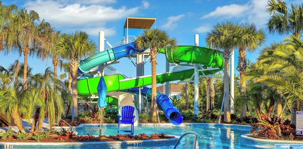 Una piscina riscaldata