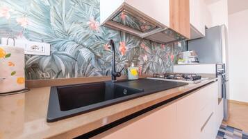 Frigorífic, forn, placa de cuina i rentaplats