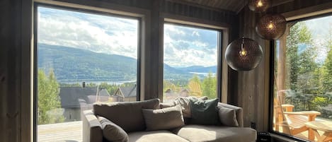 Loft, 5Â Schlafzimmer, Terrasse, Seeblick | Wohnbereich