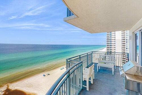 🌊Large Balcony w/ Gulf Views-Gulf Front Pool-Sterling Breeze 1207🌊