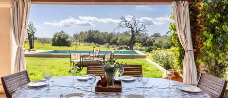 Udendørs spisemuligheder