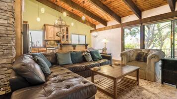 Télévision, cheminée