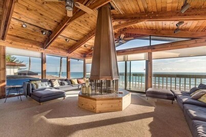 Magnificent Beachfront home with large internal and external living space