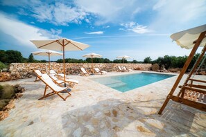 Pool - Villa 'Mario Pool and Relax' with Private Pool, Wi-Fi and Air Conditioning (Mottola)