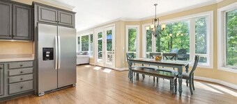 Lake Keowee Waterfront Retreat with Private Dock Nestled in a Deep Water Cove