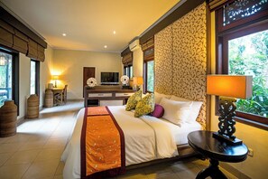 Deluxe Villa, 3 Bedrooms, Patio, Garden View | Garden view